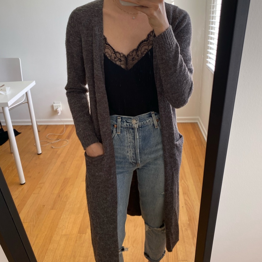 Long Fitted Cardigan